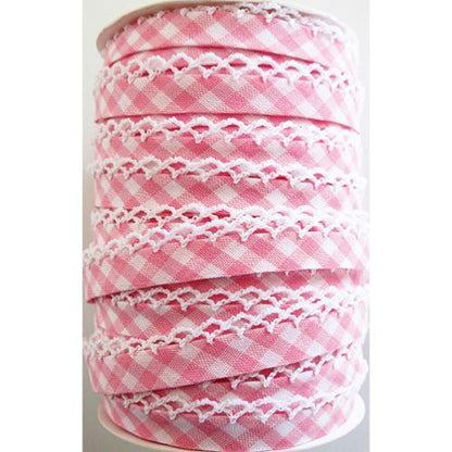 Crochet Edge Double Fold Bias Tape - Multiple Varieties