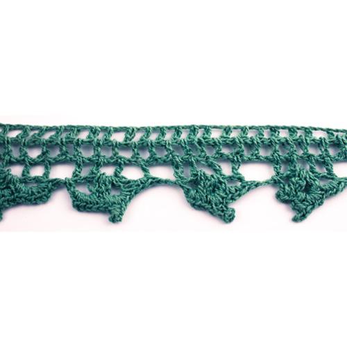 Crochet Trim in Teal