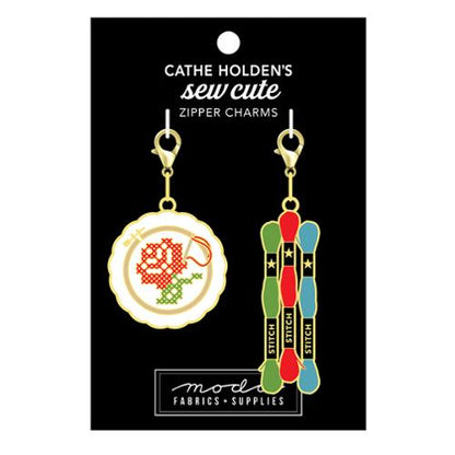 Cathe Holden Zipper Charms - Multiple Designs