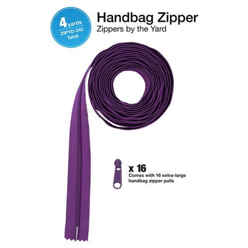 By Annie Zipper by the Yard - 4 yds (Multiple colors)