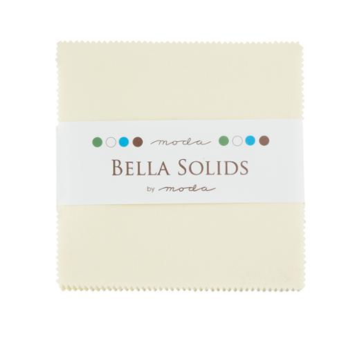 Bella Solids Charm Pack in Snow
