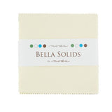 Bella Solids Charm Pack in Snow