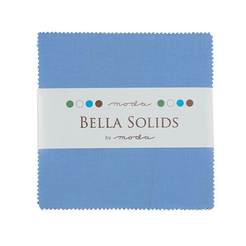 Bella Solids Charm Pack in Blue