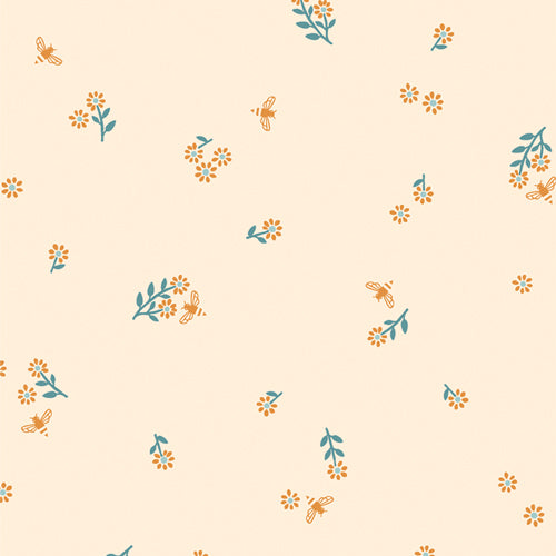 Linen Blend: Foraging Flutter Sun