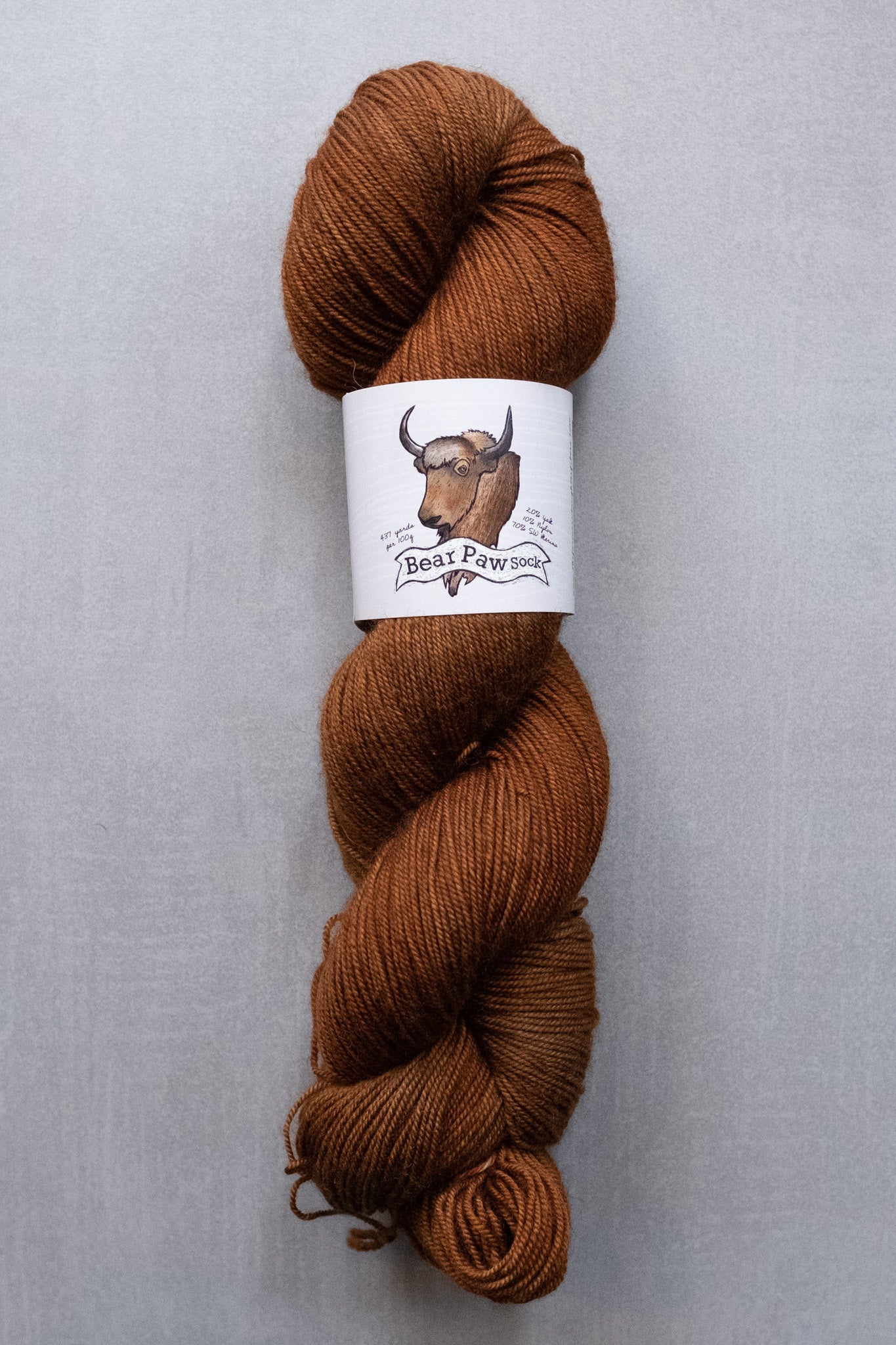 Bear Paw Sock - The Farmer's Daughter Fibers