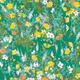 Flownny Cotton Lawn: Green