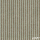 Diamond Textiles: Nikko Stripe in Mint/Brown (3805)
