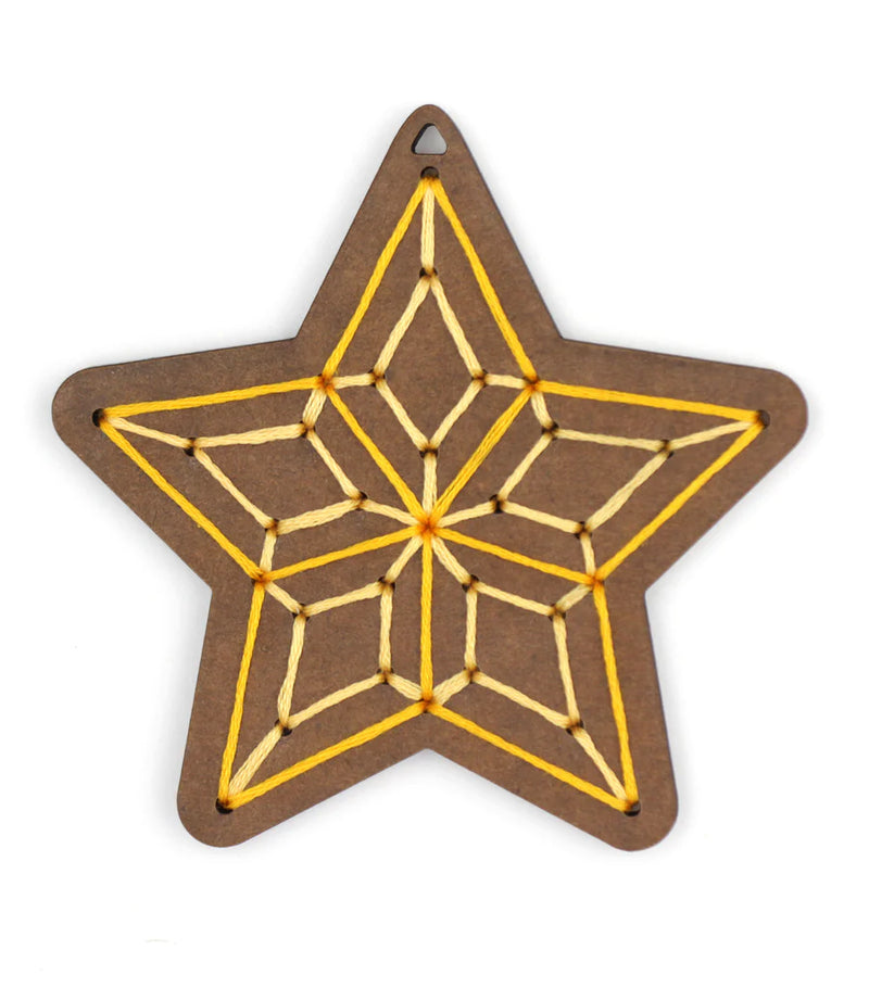 Star - DIY Stitched Ornament Kit