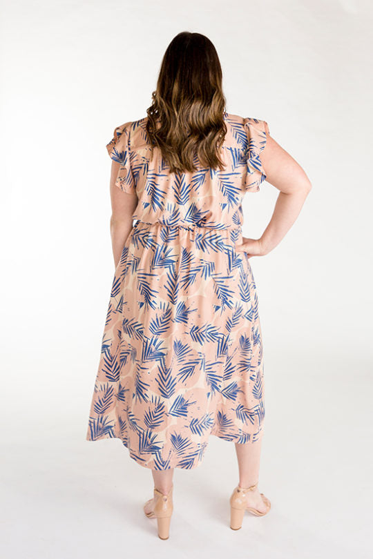 Chalk and Notch: Orchid Midi Dress