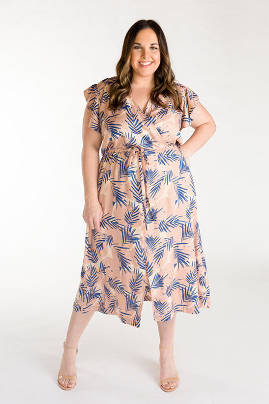 Chalk and Notch: Orchid Midi Dress