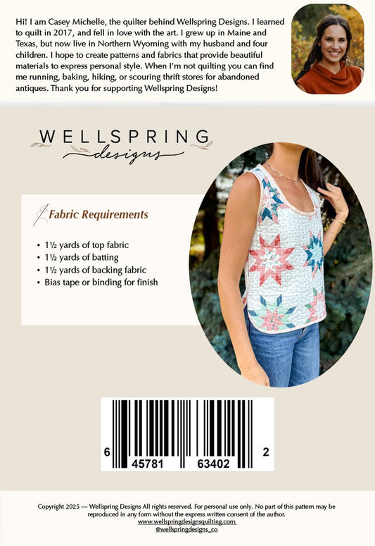 Casey Cometti Quilted Tank Top Pattern