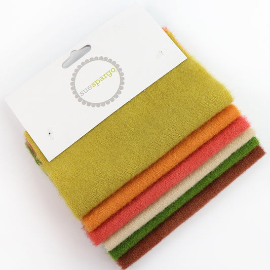 Sue Spargo Paint Chips: Wool Felt Squares in Boho