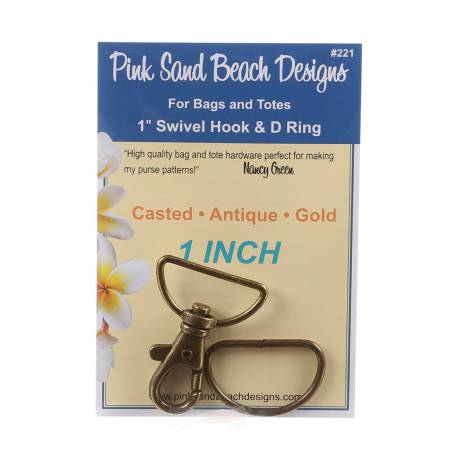 Swivel Hook and D-Ring - 1"