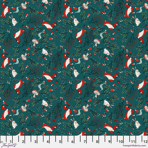 Enchanted Forest: Forest Floor in Teal