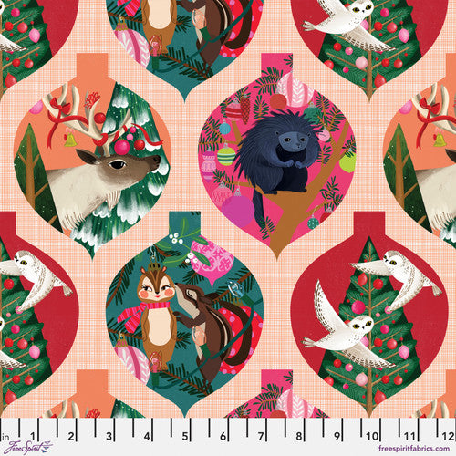 Woodland Holiday: Animal Ornaments in Multi