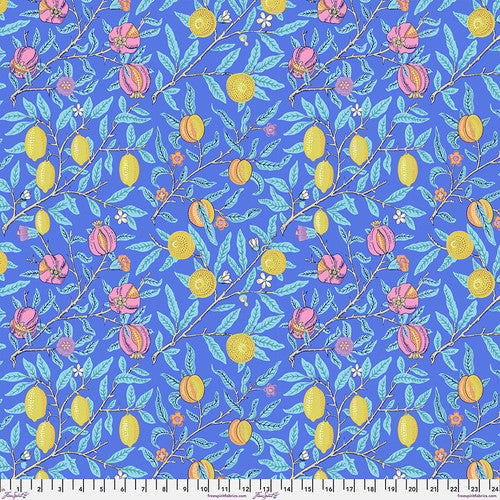 Kaffe x Morris & Co. - Fruit in Cobalt
