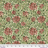 Suffolk Holiday by Morris & Co: Honeysuckle in Madder Leaf