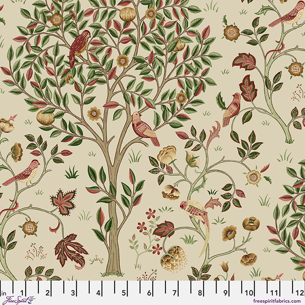 Suffolk Holiday by Morris & Co: Kelmscott Tree in Barbed Berry