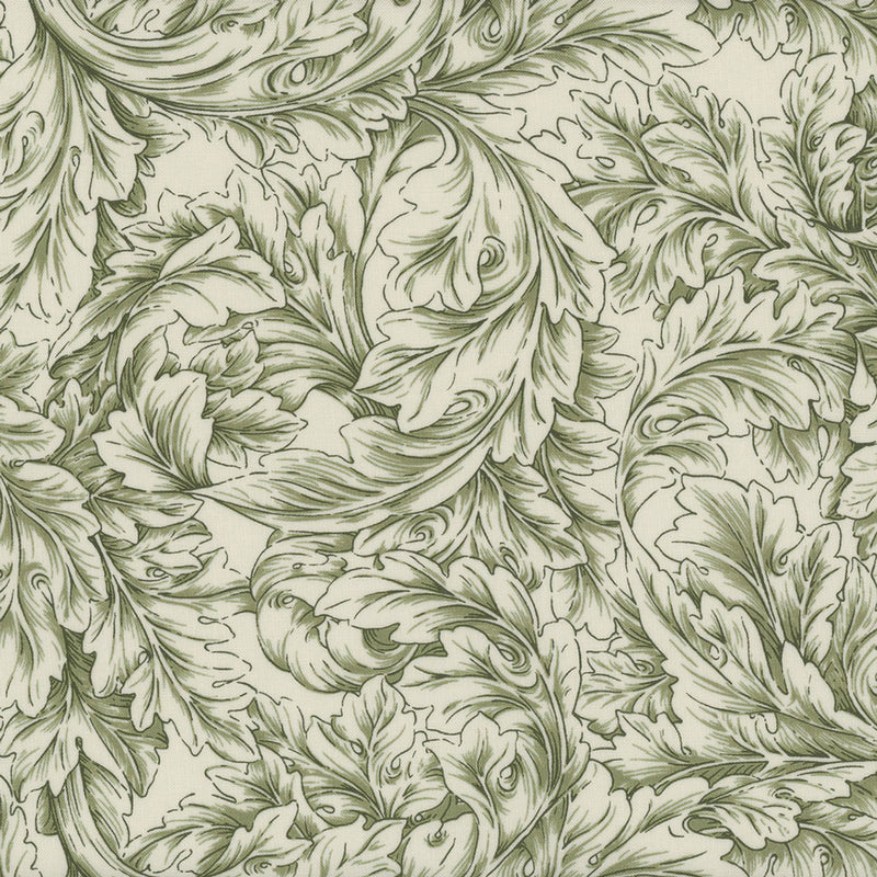 Morris & Co. Small Acanthus Scroll - Green