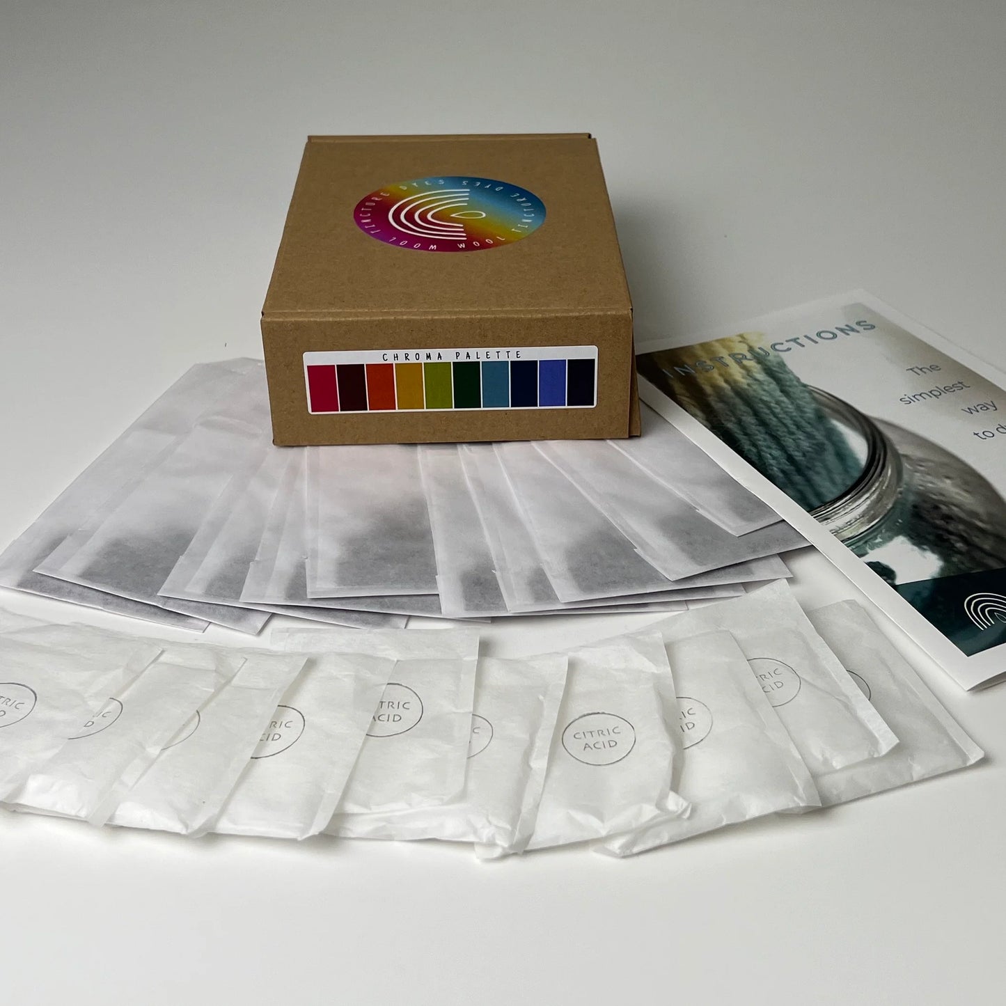 Wool Tincture Dyes: Chroma Palette Dye Set