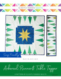 Arboreal Runner & Table Topper Pattern by Slightly Biased