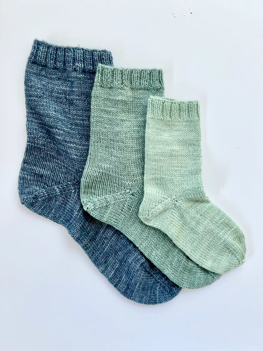 Top Down Socks Sock Weight Pattern by Pacific Knit Co