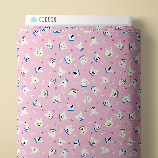 Playful Dogs: Sunrise Dog Faces