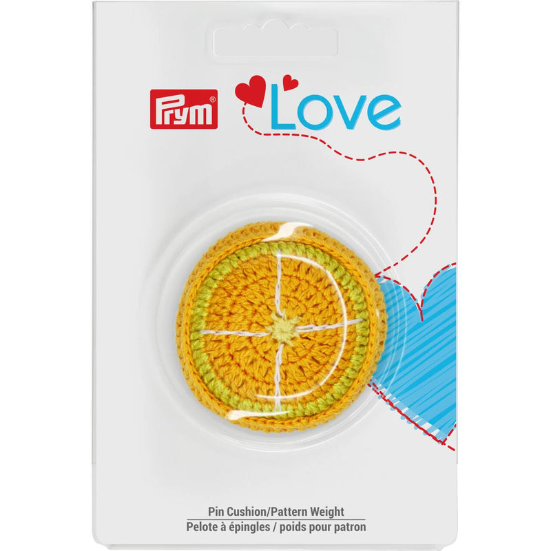 Prym Pin Cushion / Pattern Weight - Orange