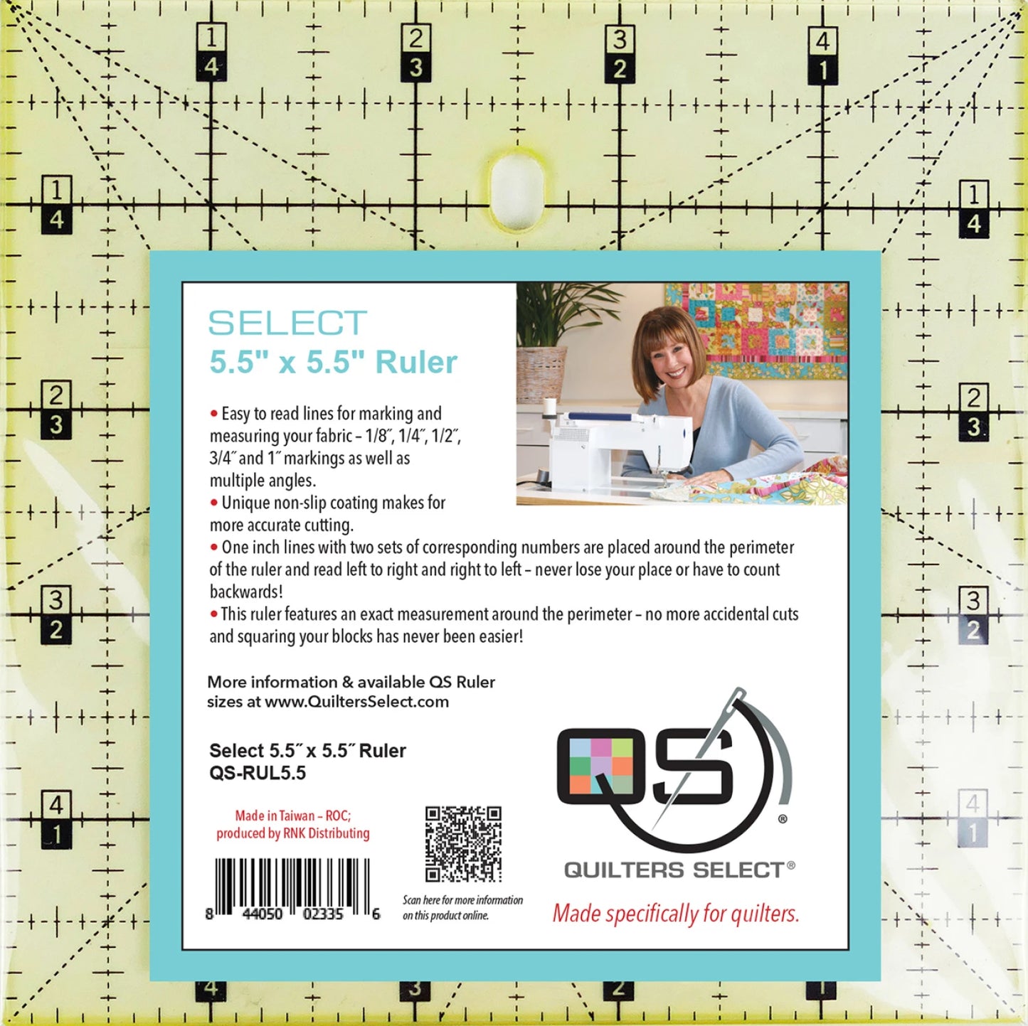 Quilters Select 5.5" x 5.5" Ruler