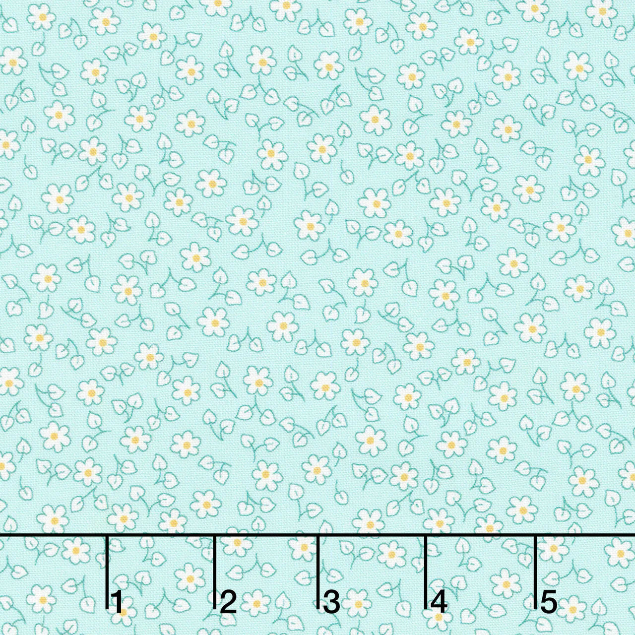 Fabric Market: Ditsy Floral Sea Glass
