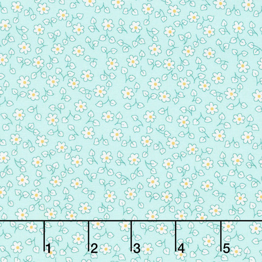 Fabric Market: Ditsy Floral Sea Glass