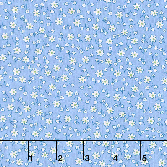 Fabric Market: Ditsy Floral Blue Yonder