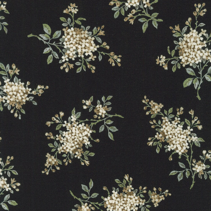 Petite Nostalgia: Floral Branches in Black