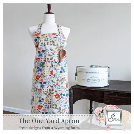 The One Yard Apron Pattern by Sewn Wyoming