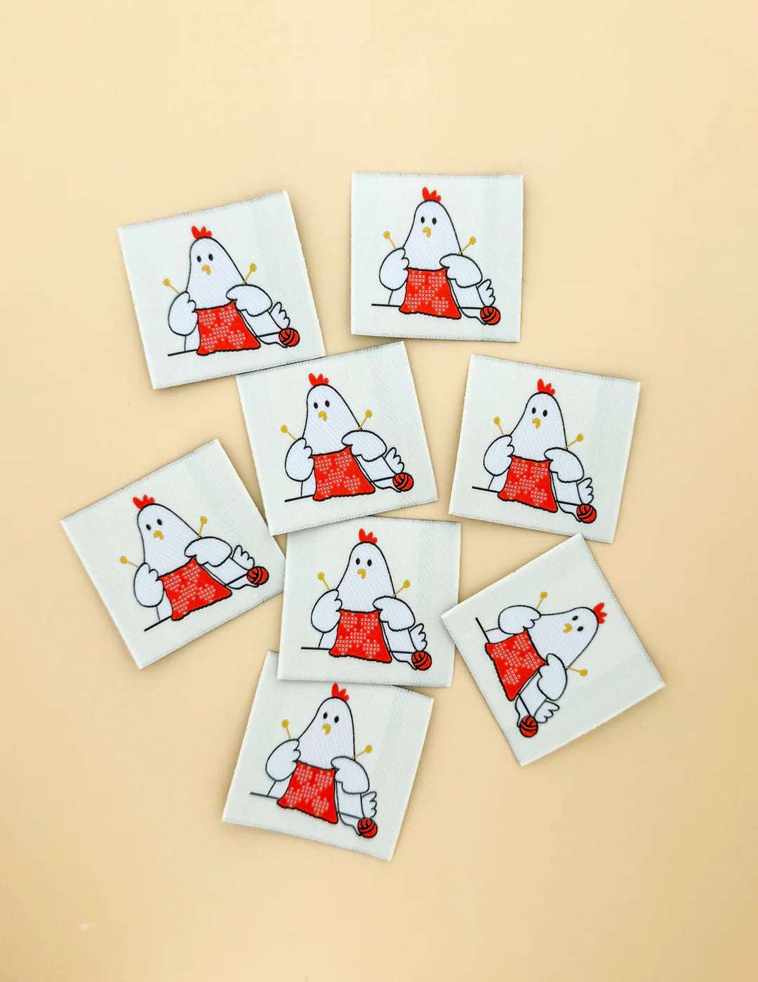 Hen Woven Labels