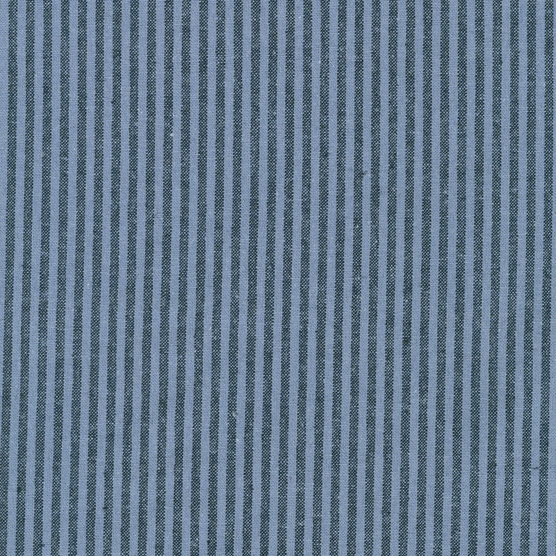 Essex Yarn Dyed Classic Woven Striped: Denim