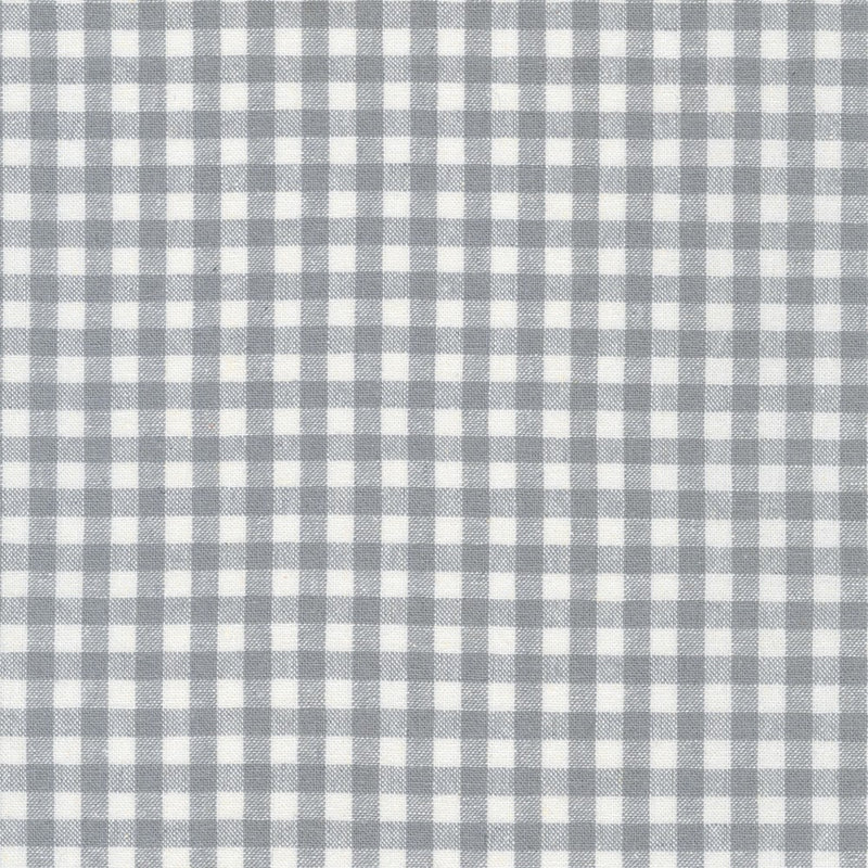 Essex Yarn Dyed Classic Woven Gingham: Steel