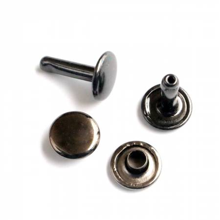 Small Double Cap Rivets - Set of 24