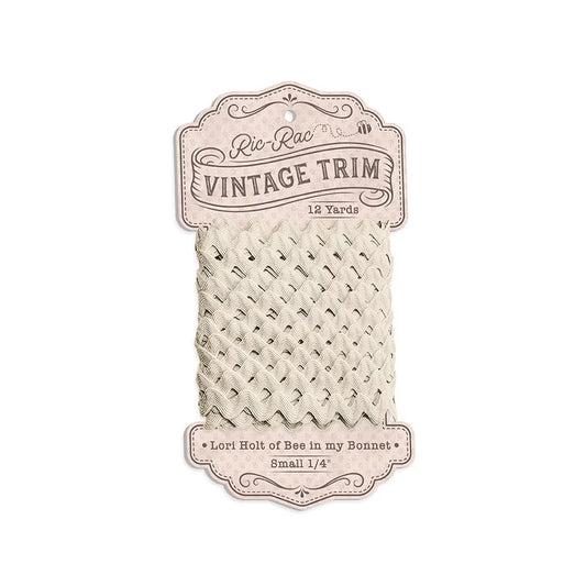 Riley Blake: Vintage Trim Ric-Rac - 12 yard pack (Multiple Colors & Sizes)