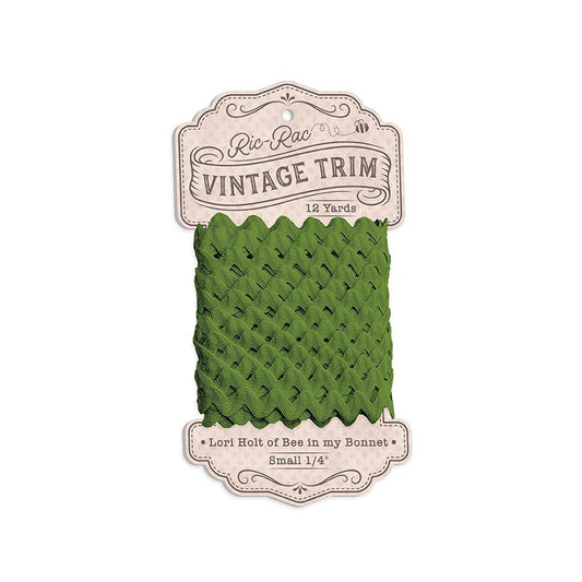 Riley Blake: Vintage Trim Ric-Rac - 12 yard pack (Multiple Colors & Sizes)