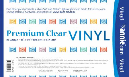 Premium Clear Vinyl - 16"x54"