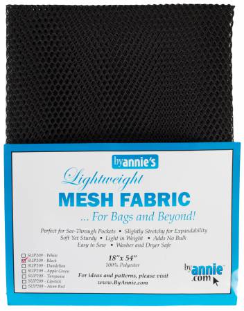 Lightweight Mesh Fabric (18" x 54") - Multiple Colors