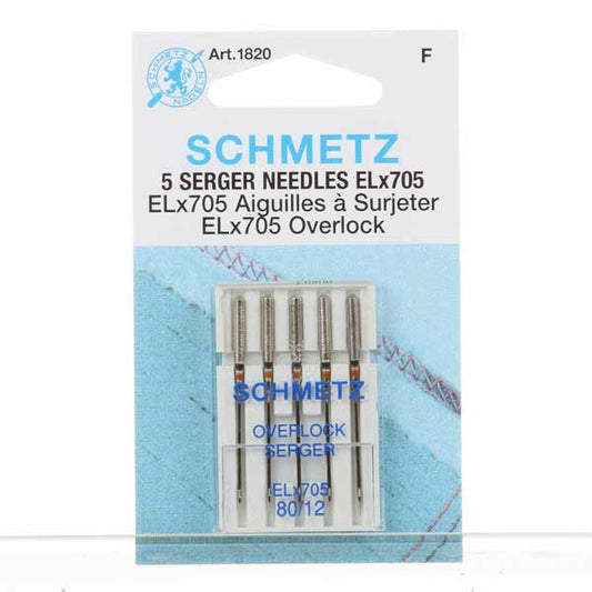 Schmetz Serger Needle - 80/12 5 Pack