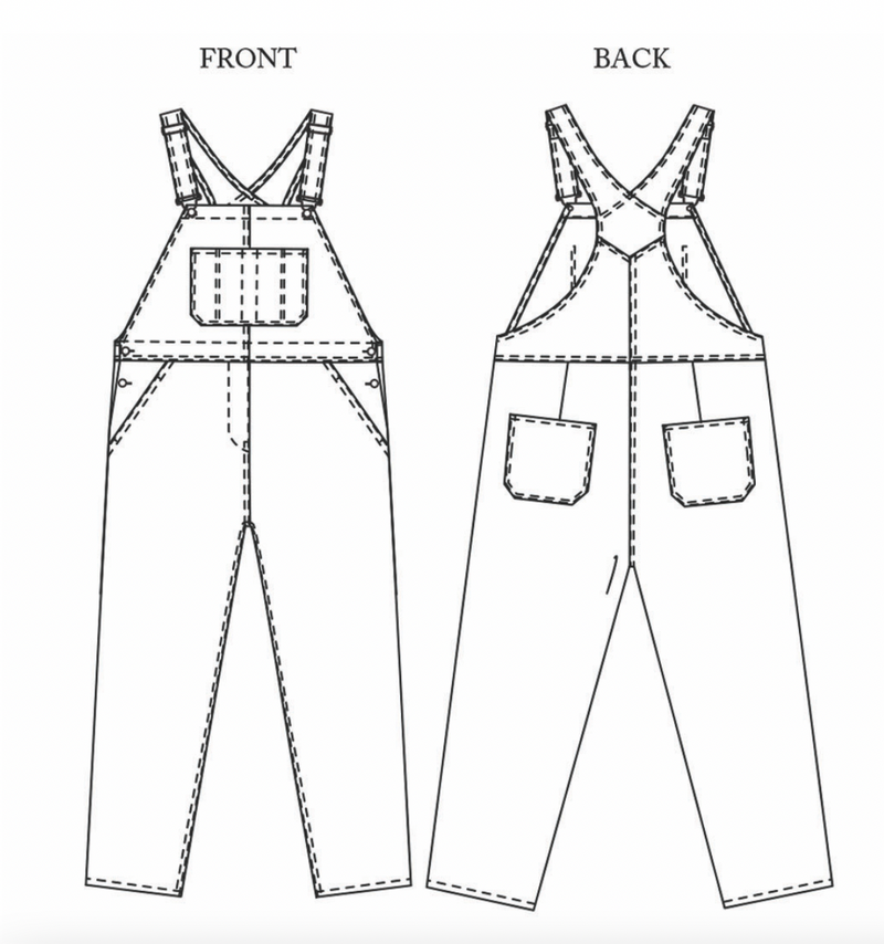 Harlene Overalls - From Merchant And Mills Pattern