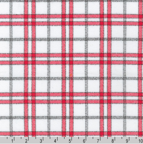 Junior Mammoth Flannel: Strawberry