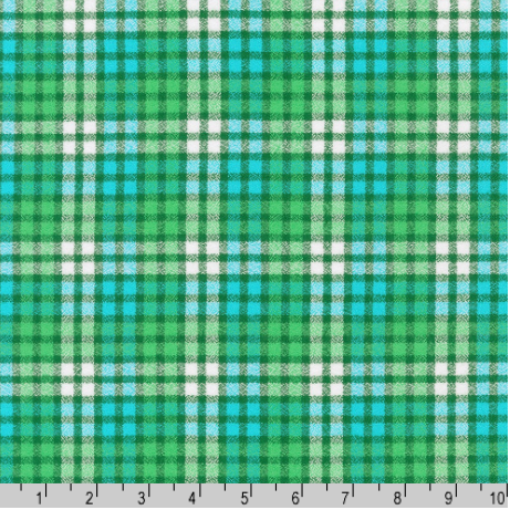 Junior Mammoth Flannel: Grass