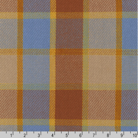 Baja Blanket Plaid in Sienna