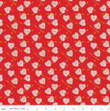 Sweetheart: Heart Arrow in Red Sparkle