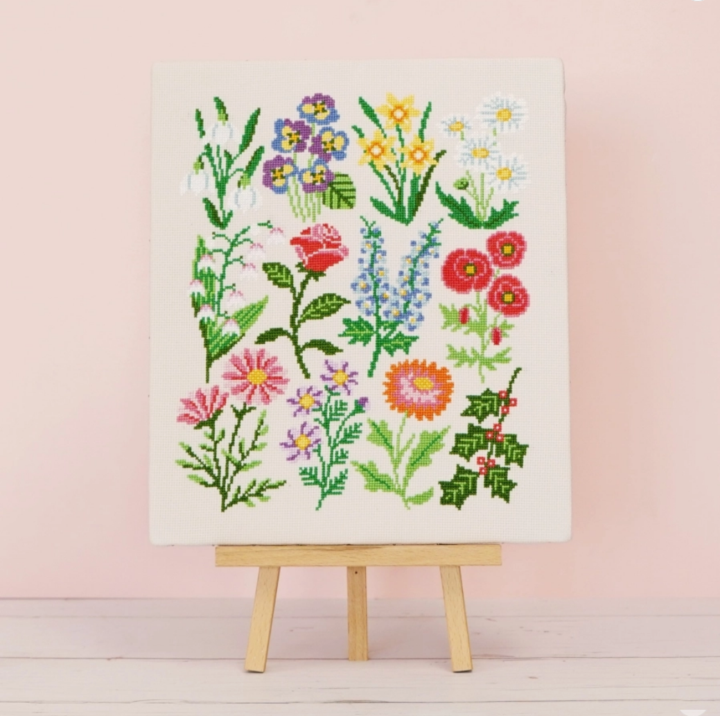 Birthday Botanicals - Cross Stitch Kit