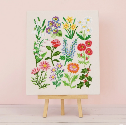 Birthday Botanicals - Cross Stitch Kit